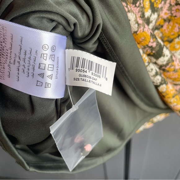 Bleecker 126 long sleeve Floral Print Women's Dress 12 Large - Picture 2 of 13